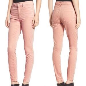 Mother High Waisted Looker Velvet Jeans in Lipstick and Other Stories Size 28